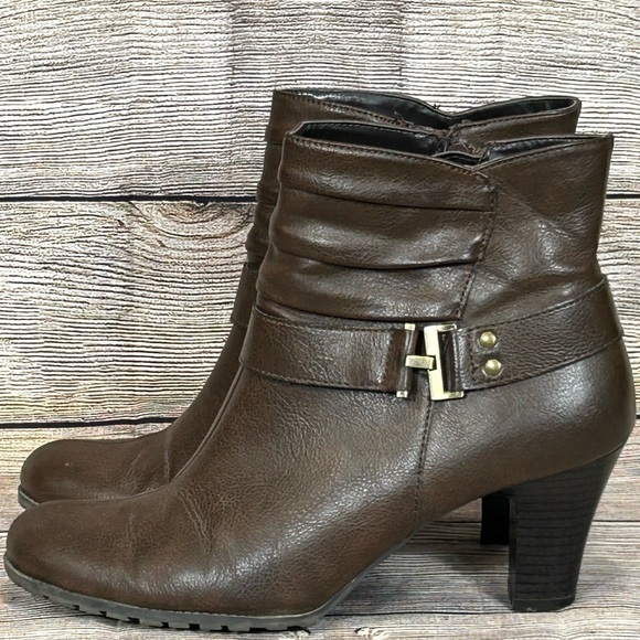Women’s Brown Ankle Boots by A2. Sz 9.5 - Picture 2 of 5